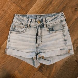 American eagle super stretch light wash